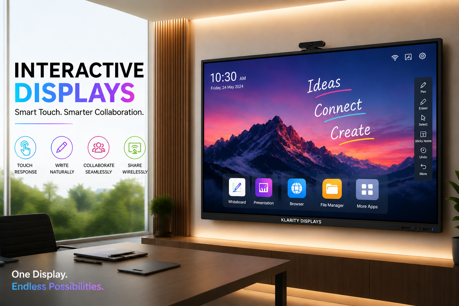 75" Interactive Display